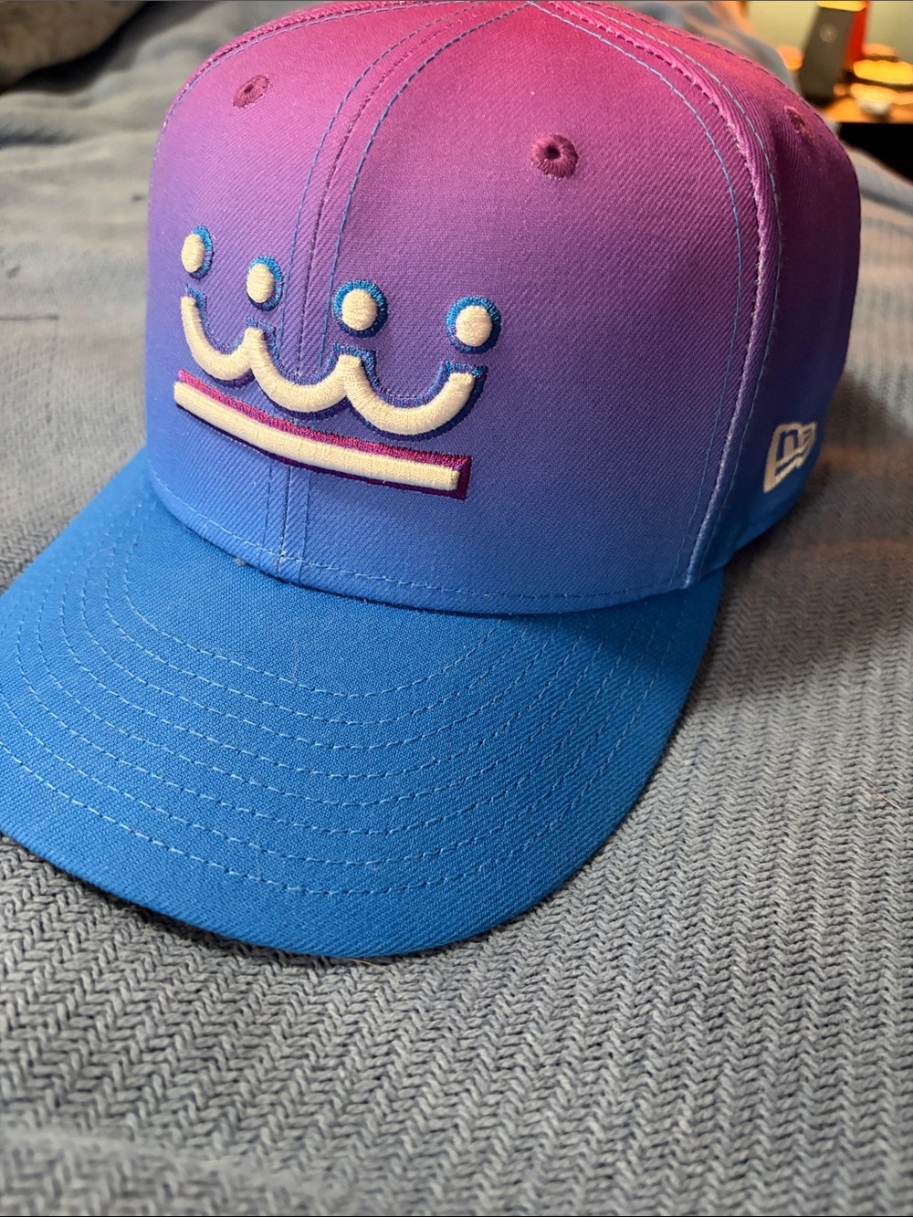 New Era Kansas City Royals Purple-to-Blue Gradient Crown Cap 7 3/4